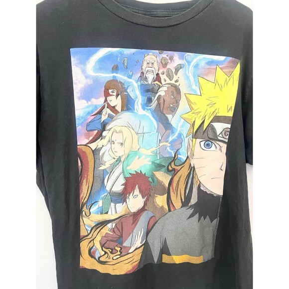 Naruto War Madara Tobi Itachi Sasuke Shirt Large Vintage Y2K Anime - Picture 2 of 5